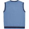 imageVerdusa Boys V Neck Argyle Print Knitted Vintage Sweater Vest Casual Sleeveless PulloversLight Blue