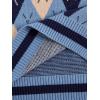 imageVerdusa Boys V Neck Argyle Print Knitted Vintage Sweater Vest Casual Sleeveless PulloversLight Blue