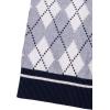 imageVerdusa Boys V Neck Argyle Print Knitted Vintage Sweater Vest Casual Sleeveless PulloversLight Grey
