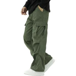imageVerdusa Boys Casual Cargo Pants Elastic Waist Workout Sweatpants JoggersArmy Green