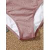 imageVerdusa Girls 3 Piece Halter Bikini Sets Bathing Suit with Cover Up SkirtDusty Pink