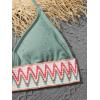 imageVerdusa Girls 3 Piece Halter Bikini Sets Bathing Suit with Cover Up SkirtGreen