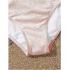 imageVerdusa Girls 3 Piece Halter Bikini Sets Bathing Suit with Cover Up SkirtPink