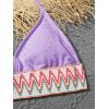 imageVerdusa Girls 3 Piece Halter Bikini Sets Bathing Suit with Cover Up SkirtPurple