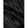 imageVerdusa Womens Tie Front Deep V Neck Sleeveless Split Crop Halter TopBlack