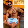 imageVerdusa Mens Drawstring Waist Swimwear Beach Shorts Swim Trunks with PocketsBlue
