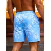 imageVerdusa Mens Drawstring Waist Swimwear Beach Shorts Swim Trunks with PocketsBlue