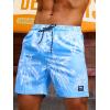 imageVerdusa Mens Drawstring Waist Swimwear Beach Shorts Swim Trunks with PocketsBlue