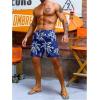 imageVerdusa Mens Drawstring Waist Swimwear Beach Shorts Swim Trunks with PocketsBlue White