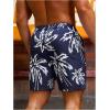 imageVerdusa Mens Drawstring Waist Swimwear Beach Shorts Swim Trunks with PocketsDark Blue