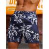 imageVerdusa Mens Drawstring Waist Swimwear Beach Shorts Swim Trunks with PocketsDark Blue