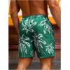 imageVerdusa Mens Drawstring Waist Swimwear Beach Shorts Swim Trunks with PocketsDark Green