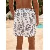 imageVerdusa Mens Drawstring Waist Swimwear Beach Shorts Swim Trunks with PocketsDragon Black