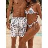 imageVerdusa Mens Drawstring Waist Swimwear Beach Shorts Swim Trunks with PocketsDragon Black