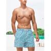 imageVerdusa Mens Drawstring Waist Swimwear Beach Shorts Swim Trunks with PocketsFloral Blue