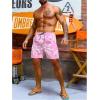 imageVerdusa Mens Drawstring Waist Swimwear Beach Shorts Swim Trunks with PocketsLight Pink