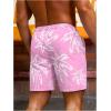 imageVerdusa Mens Drawstring Waist Swimwear Beach Shorts Swim Trunks with PocketsLight Pink