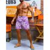 imageVerdusa Mens Drawstring Waist Swimwear Beach Shorts Swim Trunks with PocketsPurple