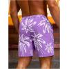 imageVerdusa Mens Drawstring Waist Swimwear Beach Shorts Swim Trunks with PocketsPurple