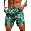 imageVerdusa Mens Drawstring Waist Swimwear Beach Shorts Swim Trunks with PocketsDark Green