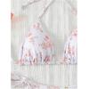 imageVerdusa Womens 2 Piece Boho Floral Halter String Bikini Sets Sexy Bathing SuitsLight Pink