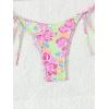 imageVerdusa Womens 2 Piece Boho Floral Halter String Bikini Sets Sexy Bathing SuitsMulticolor
