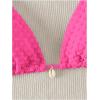 imageVerdusa Womens 2 Piece Triangle Bathing Suit Halter Tops Tie Side Thong Bikini SwimsuitsHot Pink