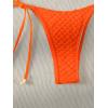imageVerdusa Womens 2 Piece Triangle Bathing Suit Halter Tops Tie Side Thong Bikini SwimsuitsOrange
