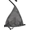 imageVerdusa Womens 2 Piece Bathing Suit Glitter Triangle Top Tie Side Thong Bikini SwimsuitsBlack