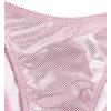 imageVerdusa Womens 2 Piece Bathing Suit Glitter Triangle Top Tie Side Thong Bikini SwimsuitsPink