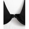 imageVerdusa Womens 2 Piece Triangle Bikini High Cut Bathing Suit SwimsuitBlack