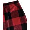 imageVerdusa Womens Buffalo Plaid Print Fuzzy Pajama Pants Loungewear Sleep PantsRed