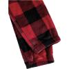 imageVerdusa Womens Buffalo Plaid Print Fuzzy Pajama Pants Loungewear Sleep PantsRed