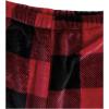 imageVerdusa Womens Buffalo Plaid Print Fuzzy Pajama Pants Loungewear Sleep PantsRed