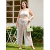 imageVerdusa Womens Plus Size See Through Beach Cover Up Loose Pants Swimsuit Bikini BottomHollow Out White
