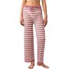 imageVerdusa Womens Hollow Out Crochet Knit Striped High Waist Swimwear Cover Up PantsPink