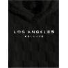 imageVerdusa Mens Fuzzy Pullover Hoodie Long Sleeve Letter Embroidery Hooded SweatshirtBlack