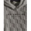 imageVerdusa Mens Fuzzy Pullover Hoodie Long Sleeve Letter Embroidery Hooded SweatshirtLight Grey L