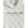 imageVerdusa Mens Fuzzy Pullover Hoodie Long Sleeve Letter Embroidery Hooded SweatshirtWhite