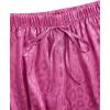 imageVerdusa Womens 4 Piece Satin Cami Top and Shorts Pants Nightwear Pajama SetLeopard Hot Pink