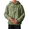imageVerdusa Mens Fuzzy Pullover Hoodie Long Sleeve Letter Embroidery Hooded SweatshirtGreen L
