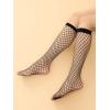 imageVerdusa Womens 4 Pairs Sheer Fishnet Stockings High Waist Lace Mesh TightsBlack