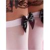 imageVerdusa Womens Bow Knot Over The Knee Socks Long Boot StockingsBlack and White