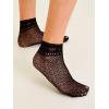 imageVerdusa Womens Fishnet Floral Lace Transparent SocksFishnet Black