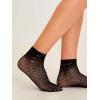 imageVerdusa Womens Fishnet Floral Lace Transparent SocksFishnet Black