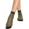 imageVerdusa Womens Fishnet Floral Lace Transparent SocksRed Multi