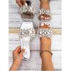 imageVerdusa Womens Rhinestone Clear Flat Sandals Square Toe Slide SandalsSilver Beige
