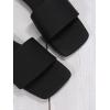 imageVerdusa Womens Square Open Toe Flat Sandals Slip On Slide SandalsBlack