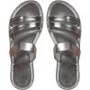 imageVerdusa Womens Braided Strappy Flat Sandals Summer Slides Open Toe Beach ShoesSilver