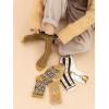 imageVerdusa Womens 5 Pairs Casual Breathable Knit Socks Warm Winter Crew Socks